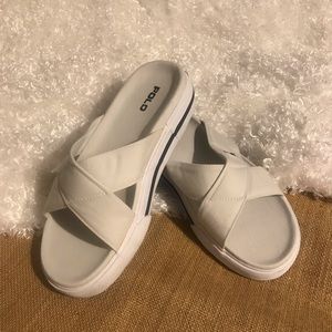 Polo Sport Ralph Lauren Canvas Slides - Size 7